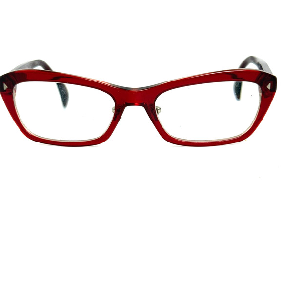 Prada Eyeglasses Frames Red Rap5710AA RC006 Full RIM H18290 - Picture 1 of 7
